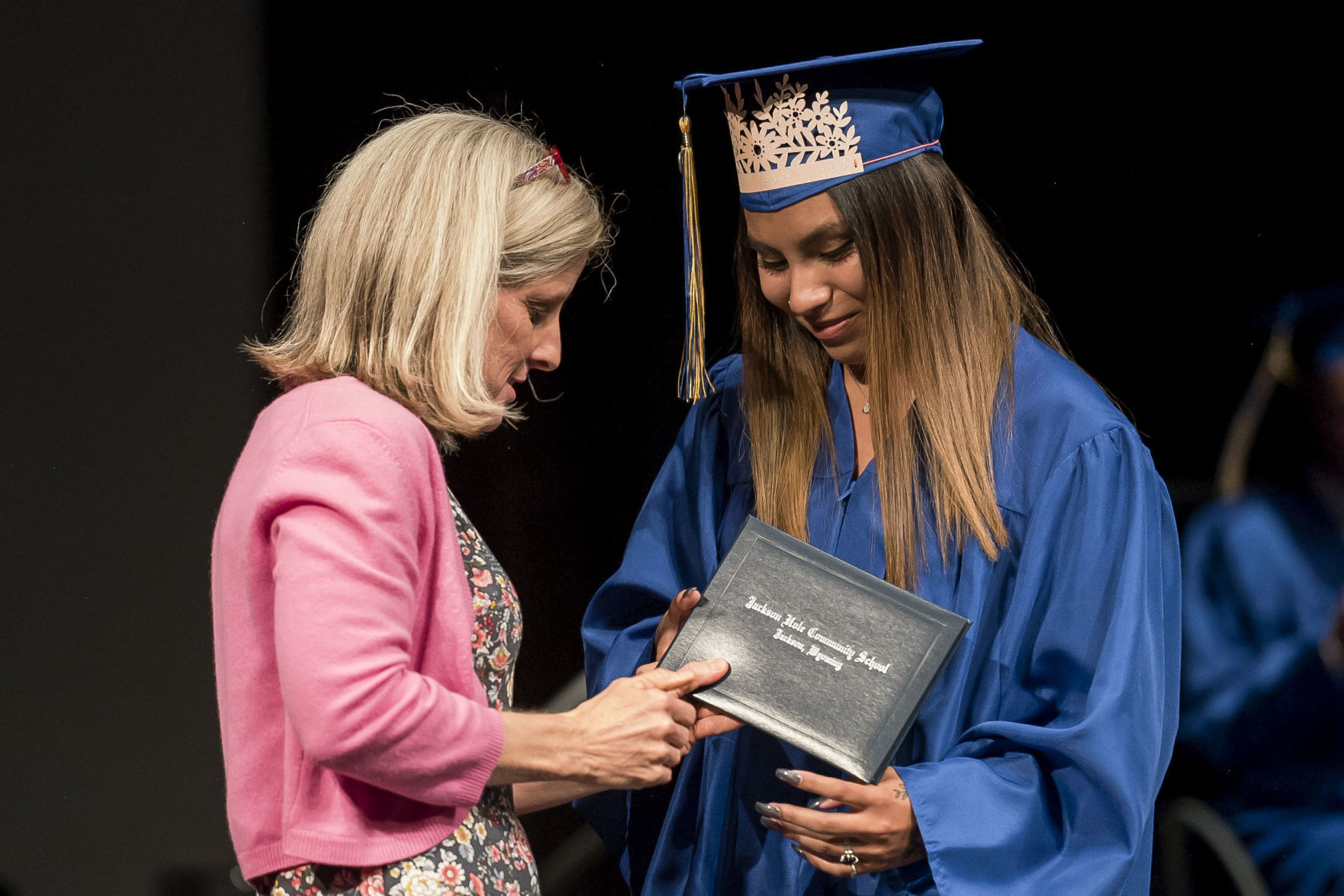 Jackson Hole Community School's graduation ceremony